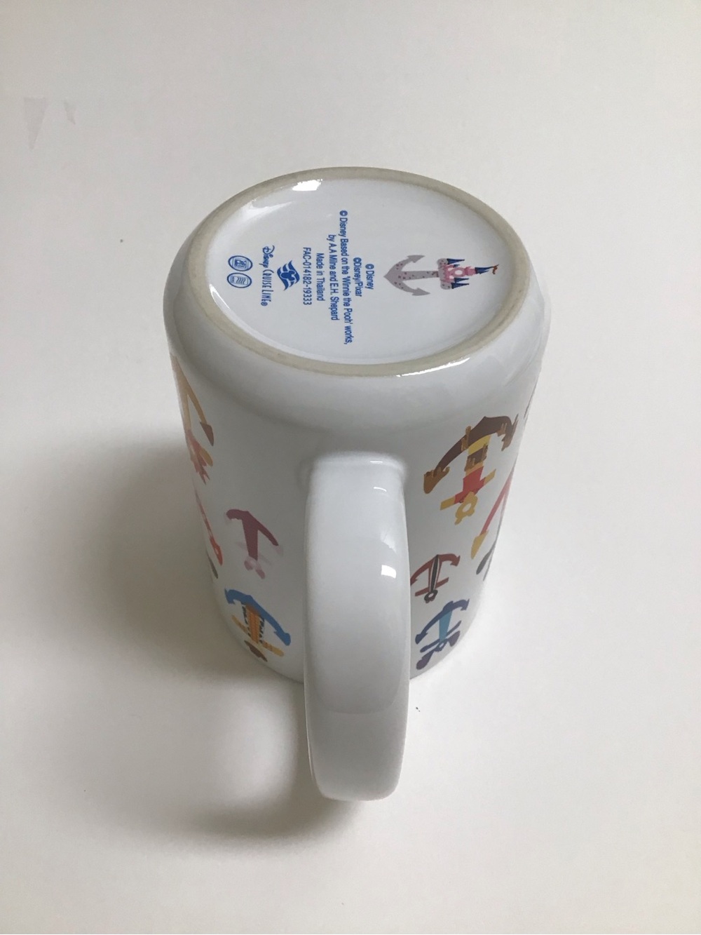 Disney Cruise Line Anchors Mug Mickey & Friends BIG 16 oz Winnie the Pooh Pixar - Picture 6 of 11